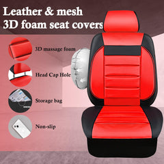 CAR PASS universal-fit seat cover with hook-and-loop attachments secure fit