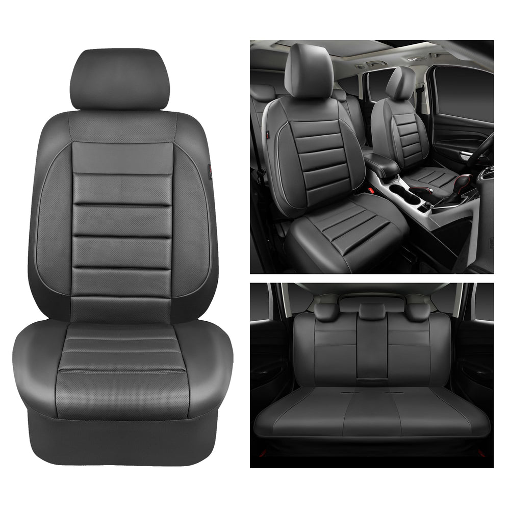 CAR PASS universal-fit design with hook-and-loop attachments and straps for a snug fit.