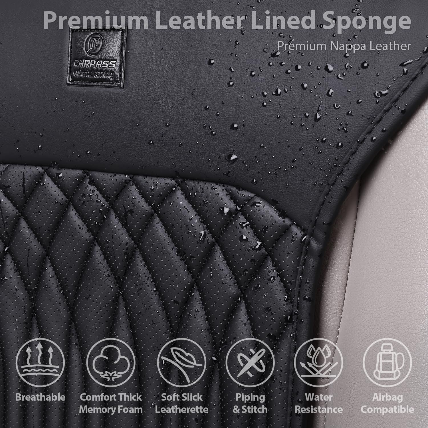 CAR PASS anti-slip base keeps the protector secure during driving.
