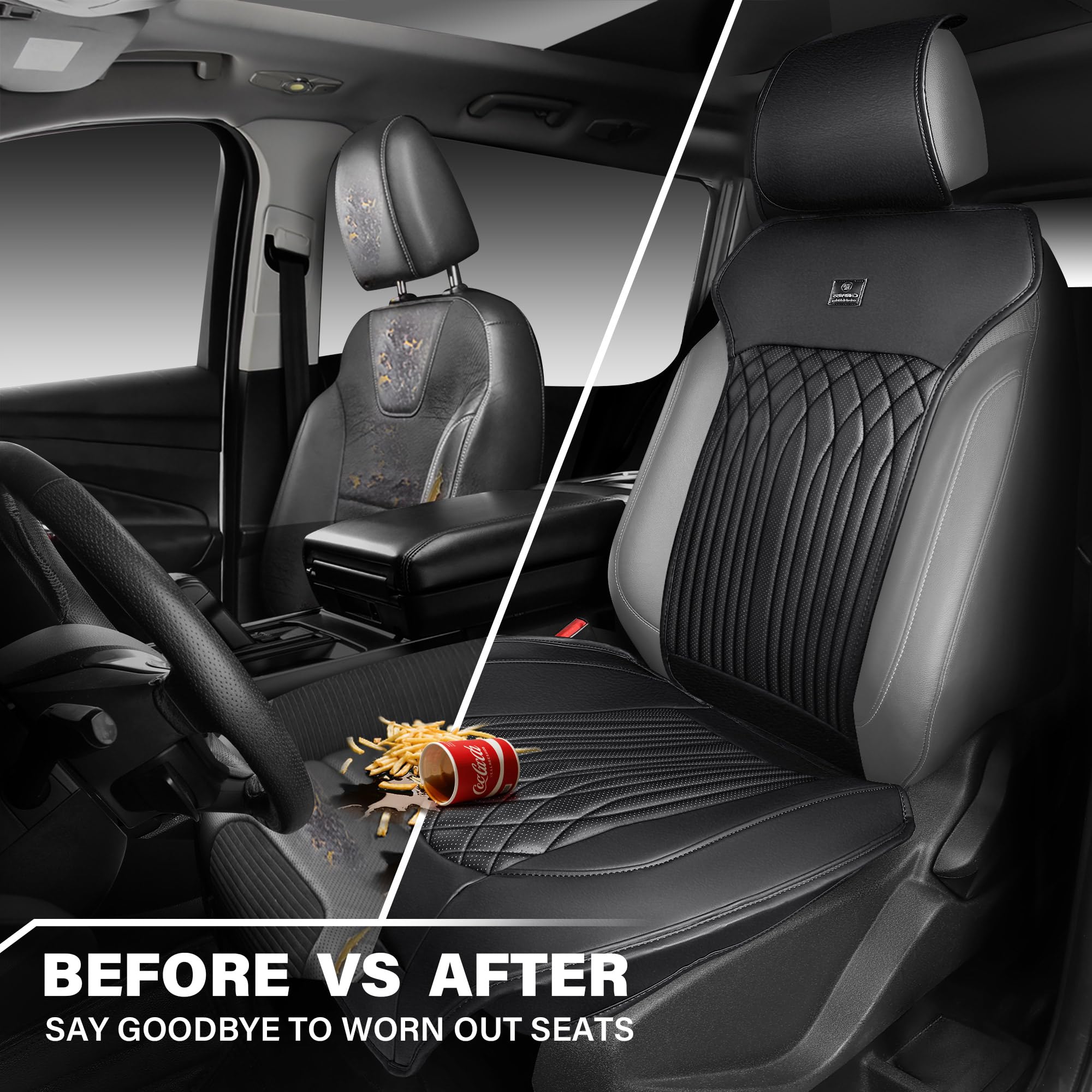 CAR PASS storage pockets keep essentials within reach on trips.