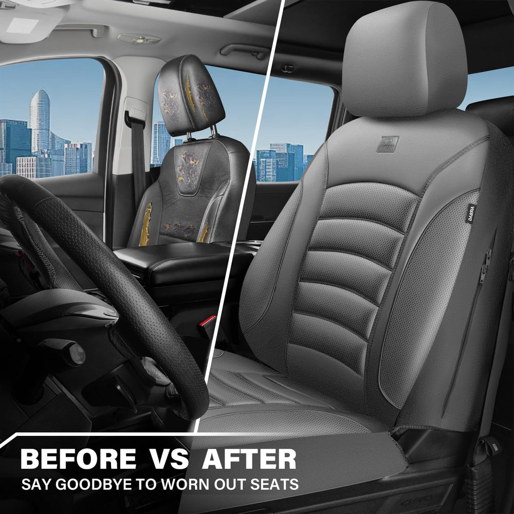 CAR PASS separate headrest covers enabling easy headrest adjustment