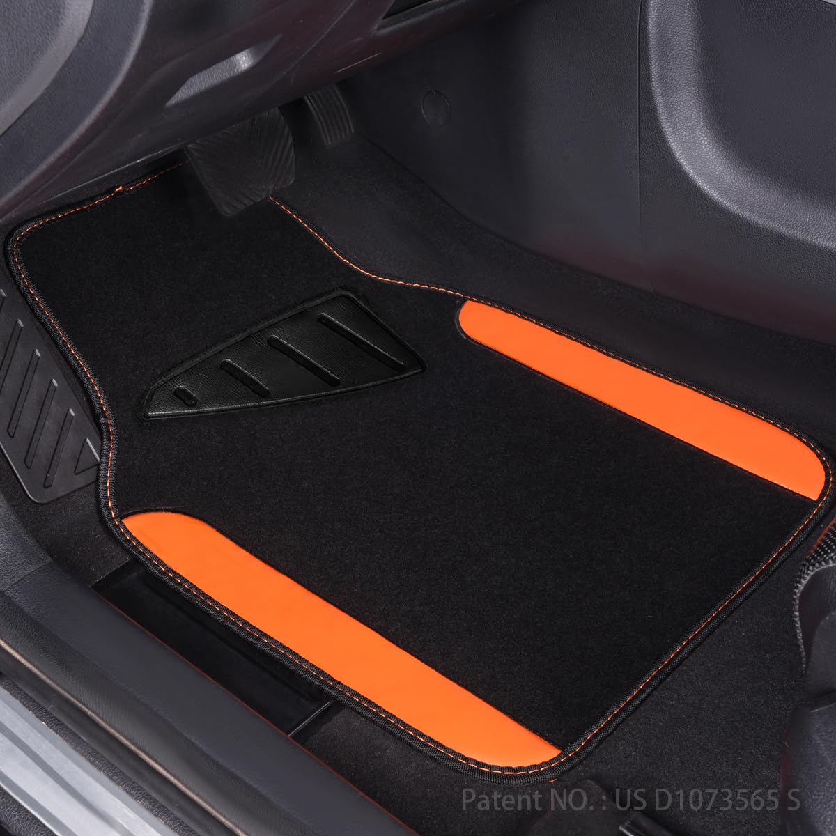 CAR PASS set installed in SUV with orange accents