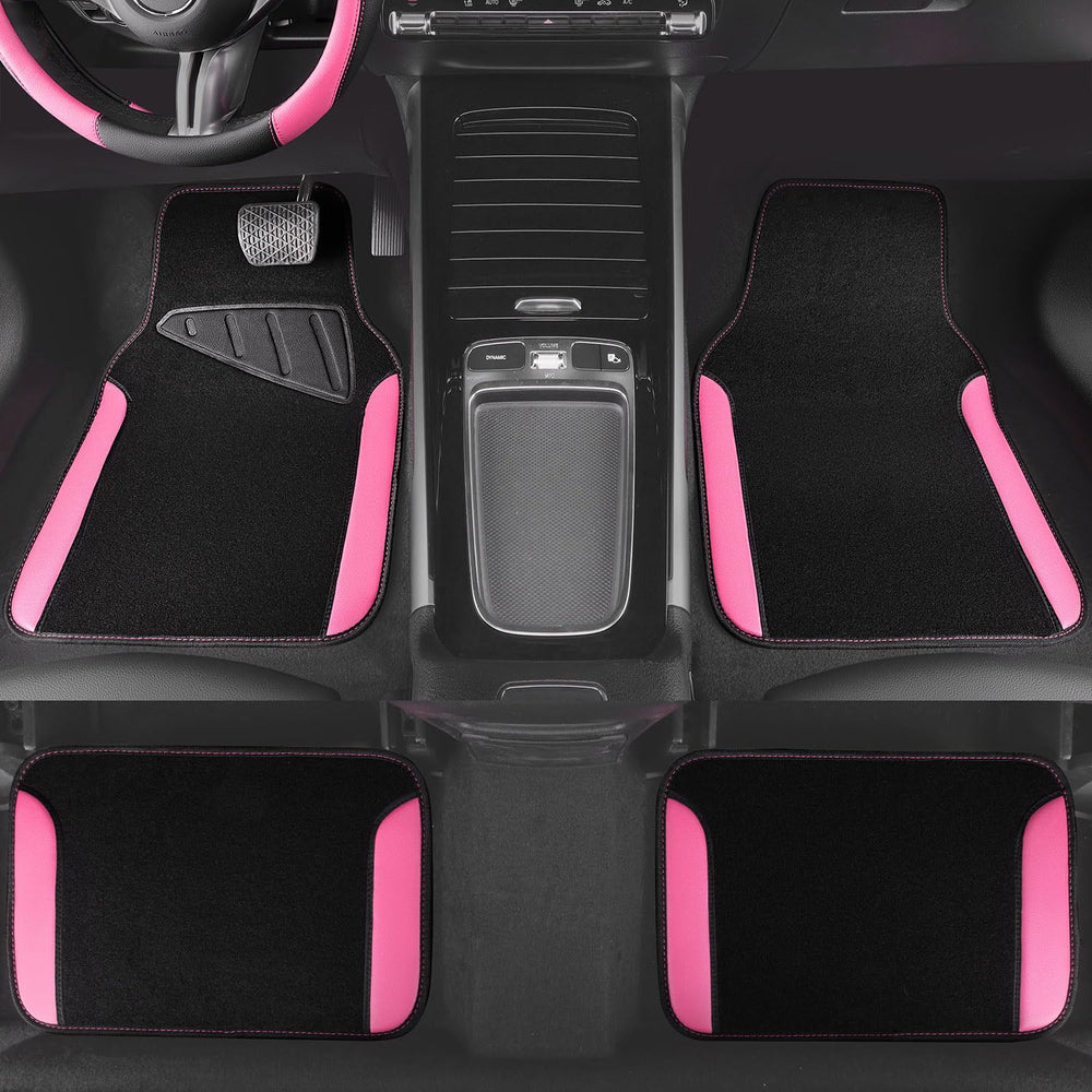 CAR PASS black and pink design adds subtle interior style