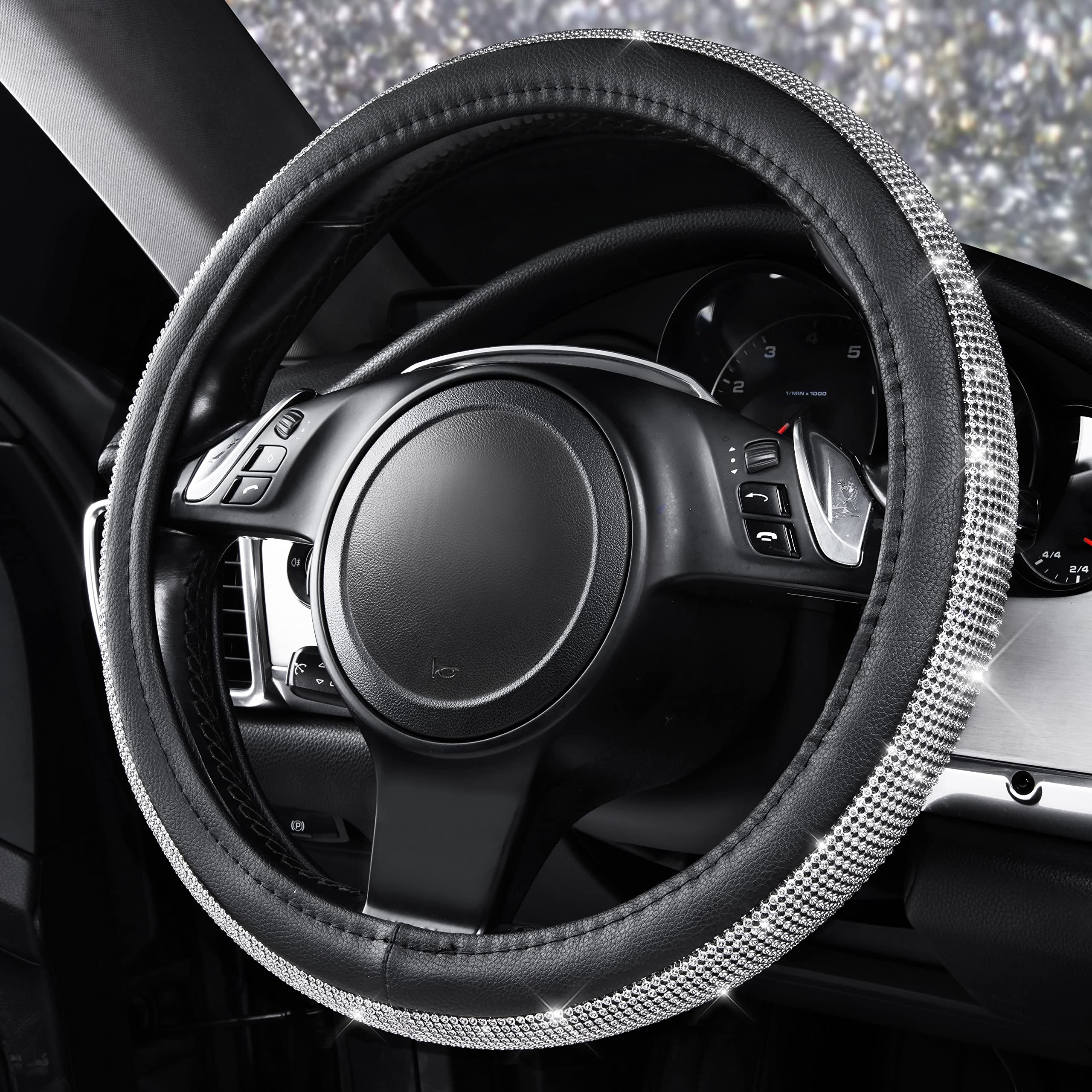 CAR PASS soft microfiber leather provides smooth touch and anti-slip feel.