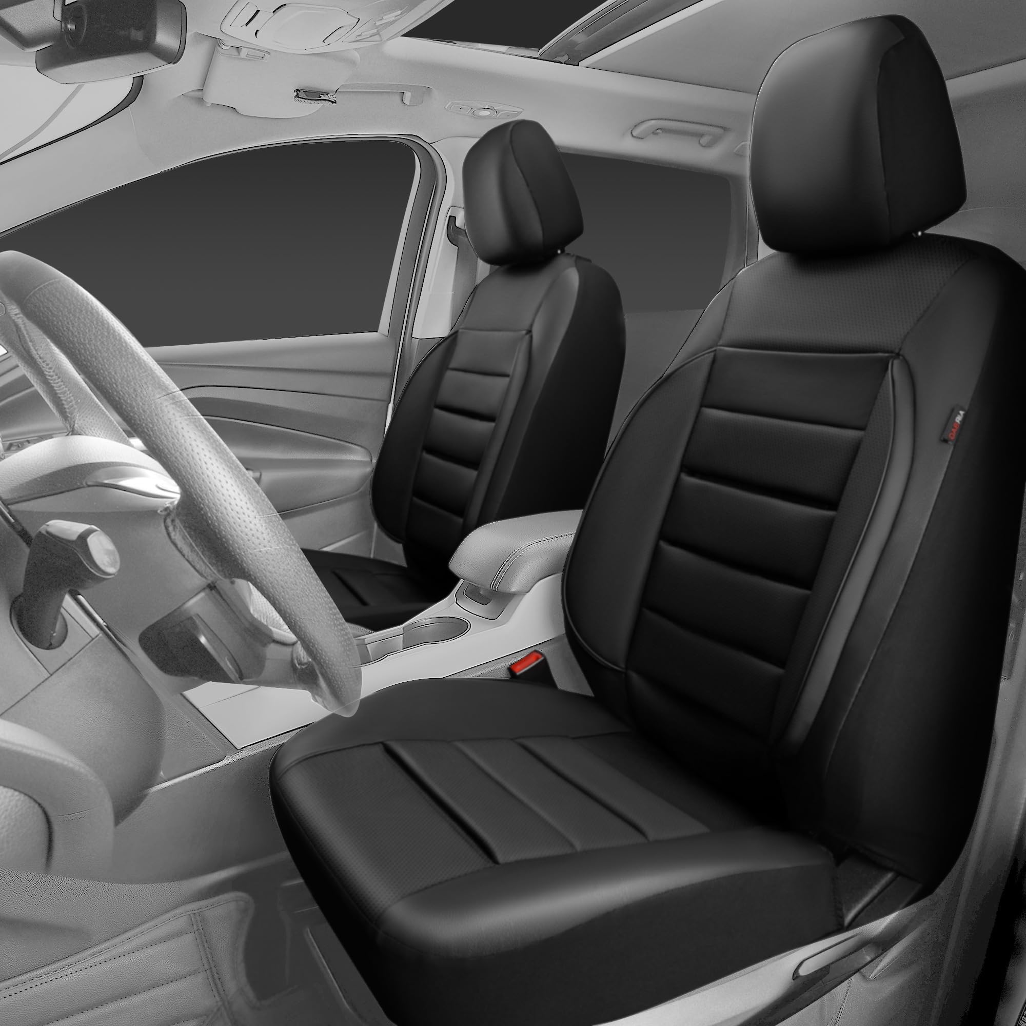 CAR PASS stylish and sporty faux leather interior upgrade.