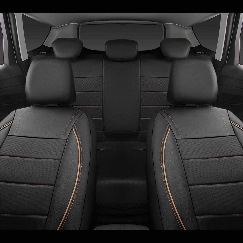 CAR PASS headrests closeup with soft padding and secure fit