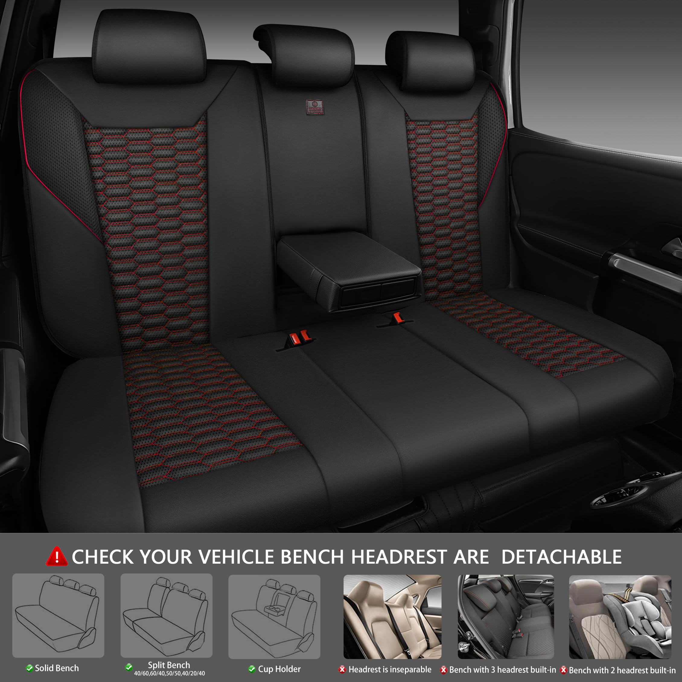 CAR PASS universal fit seat covers suit many cars for everyday protection