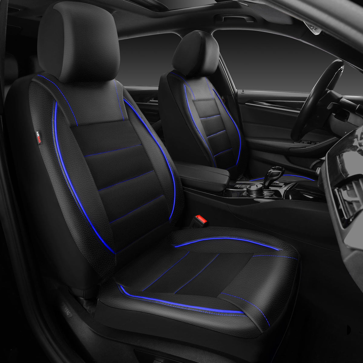 CAR PASS universal-fit seat covers for front seats protect and refresh the cabin