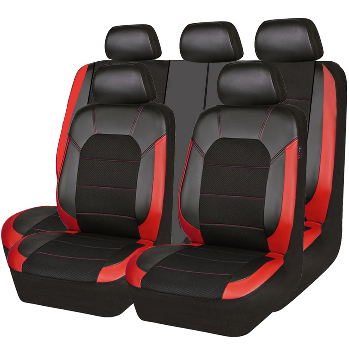 CAR PASS universal leather front seat covers enhance style while protecting upholstery.