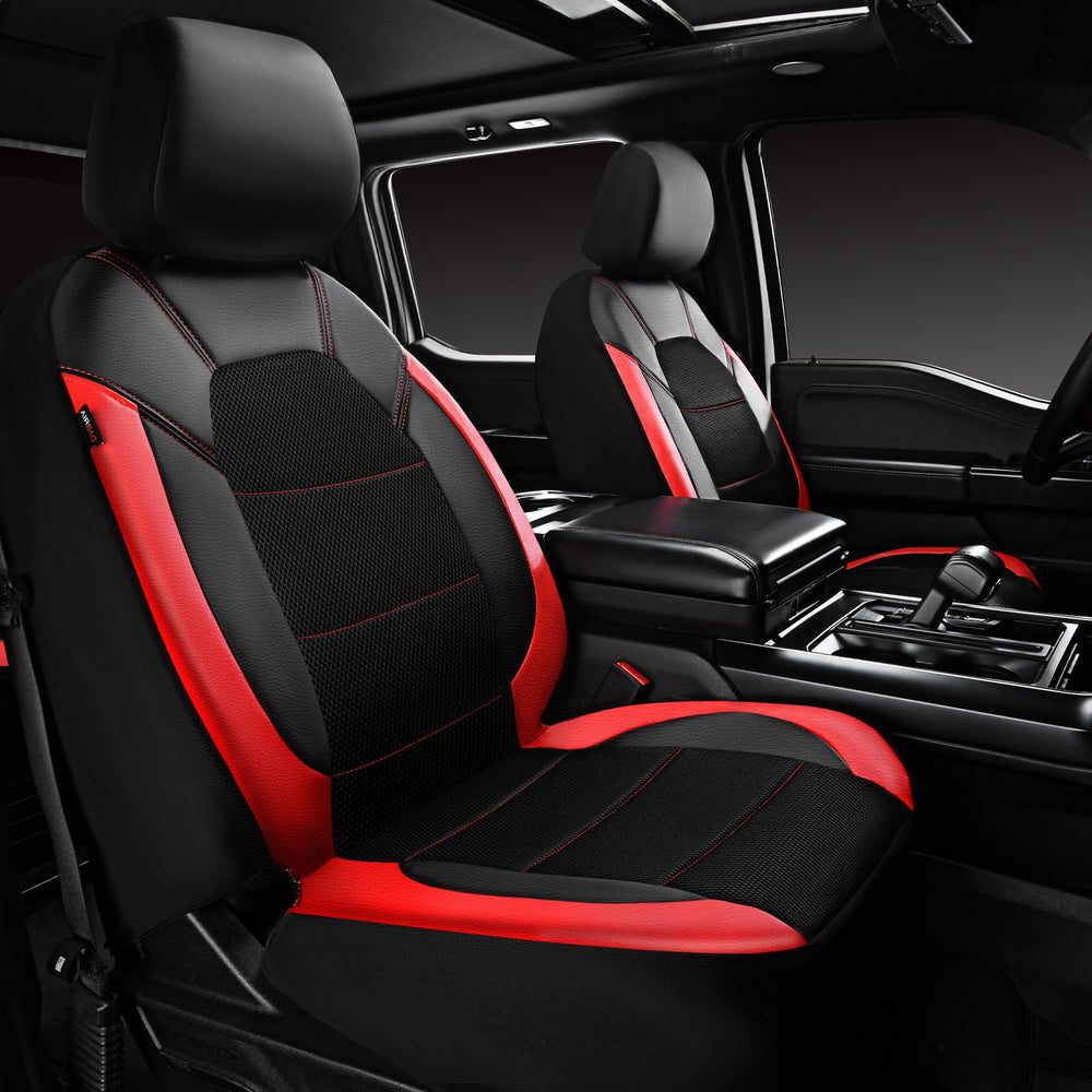 CAR PASS universal leather rear backrest cover creates a cohesive cabin look.