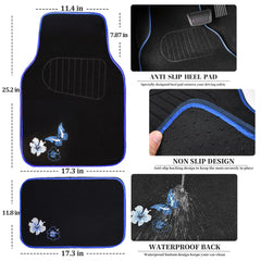 CAR PASS waterproof all-weather mats are easy to rinse and clean