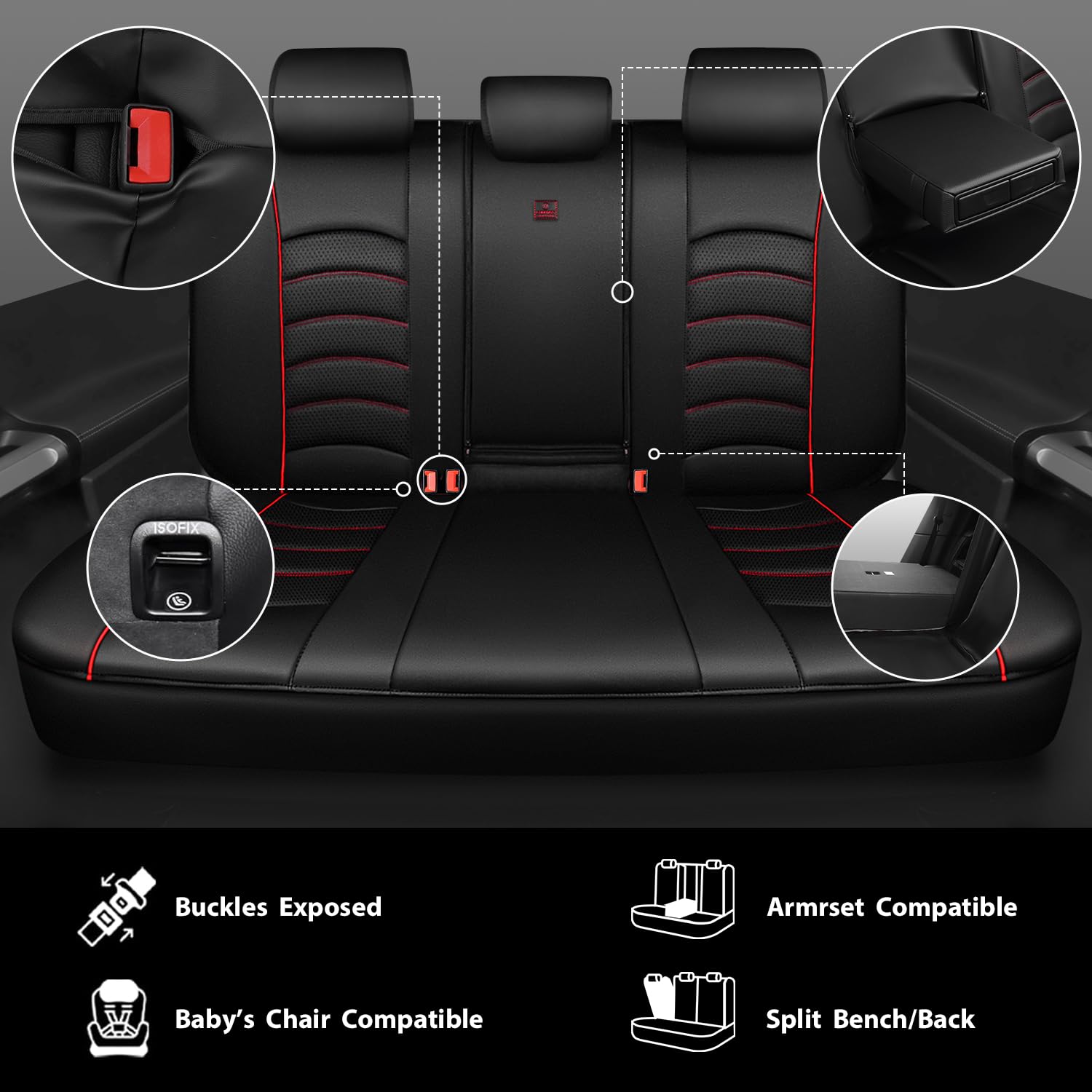 CAR PASS waterproof breathable seat cover keeps seats clean and comfortable