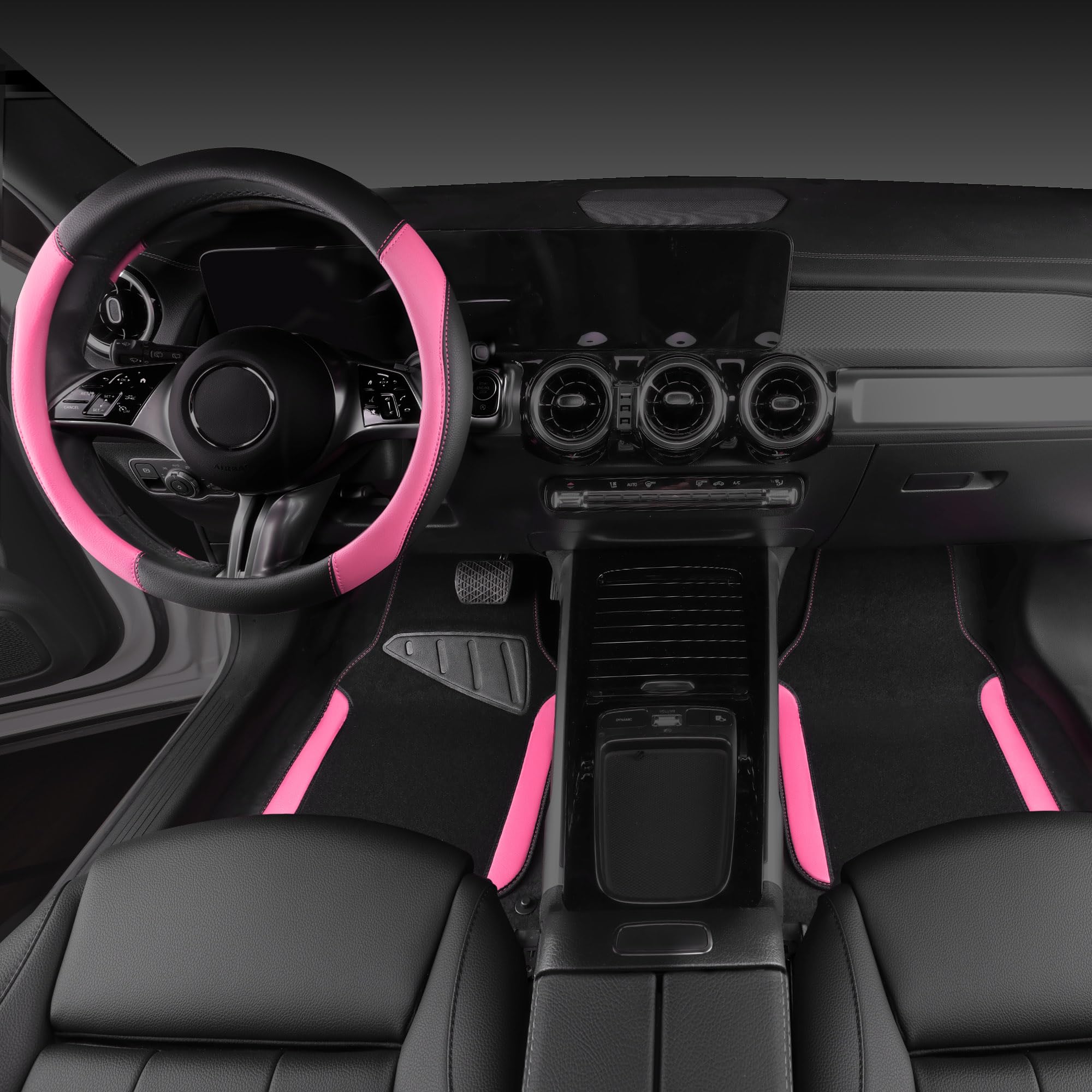 CAR PASS waterproof floor mats protect cabin from spills and dirt