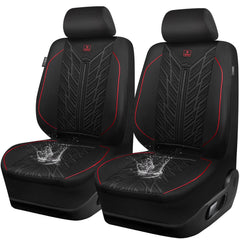 CAR PASS waterproof front-seat cover protects against spills and stains.