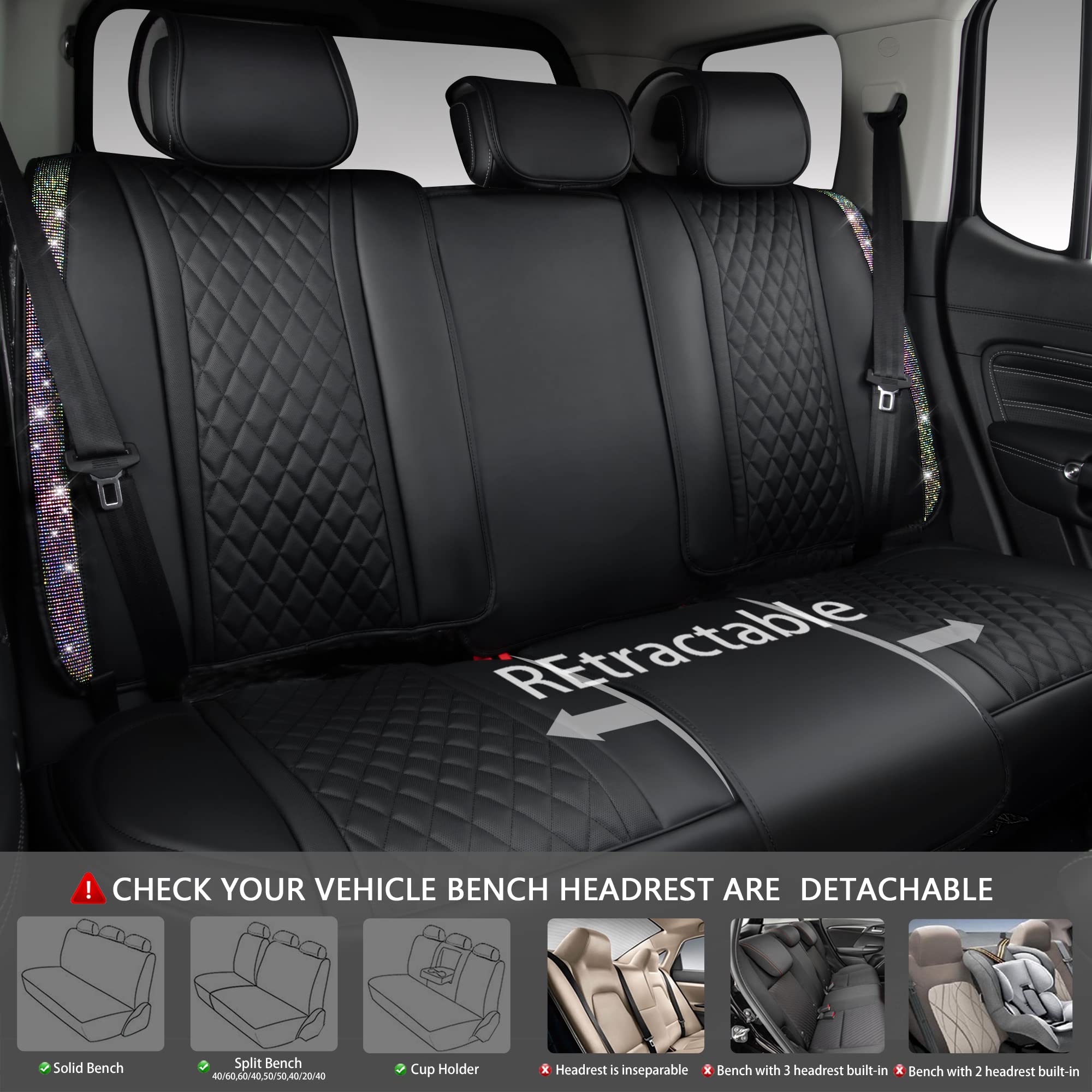 CAR PASS waterproof heavy-duty seat cover keeps interiors clean.