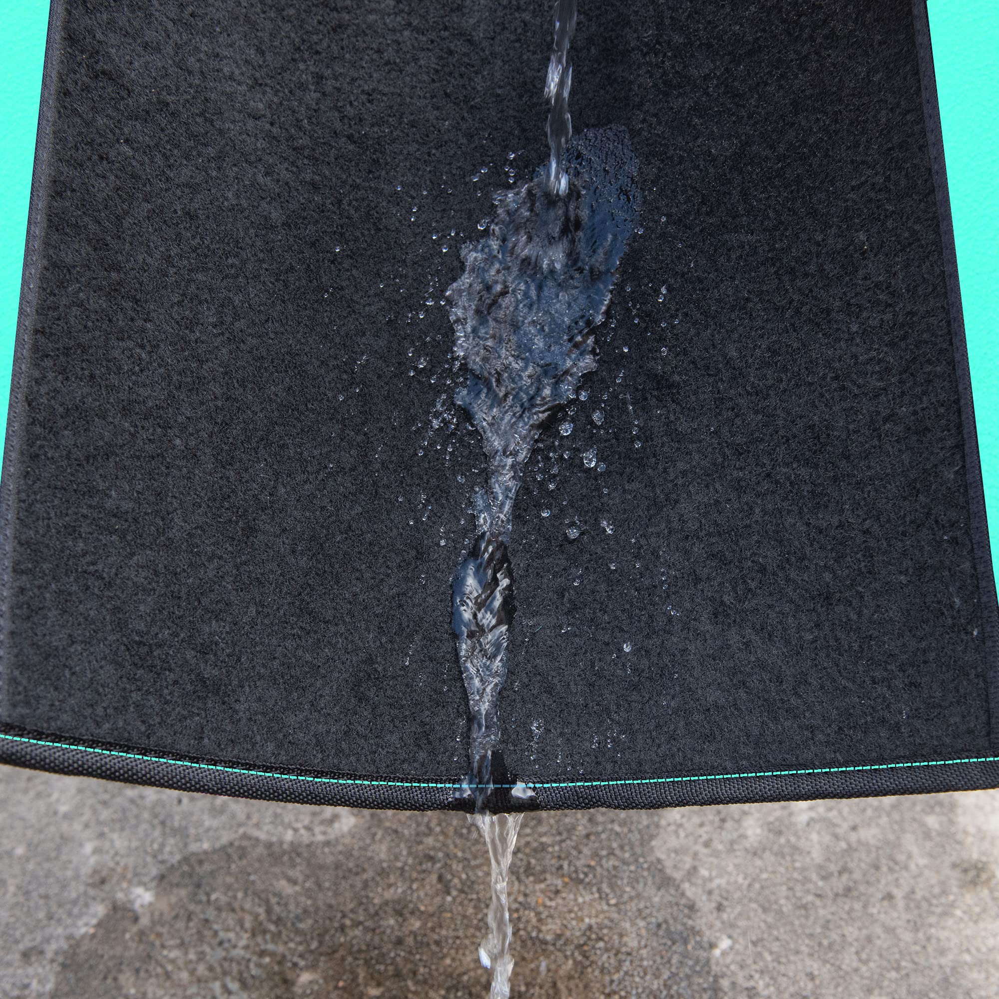 CAR PASS Oxford waterproof fabric close-up for easy cleaning