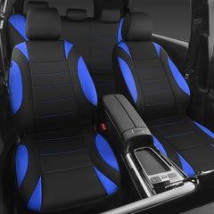 CAR PASS waterproof seat cover fabric closeup shows a durable, easy-clean surface