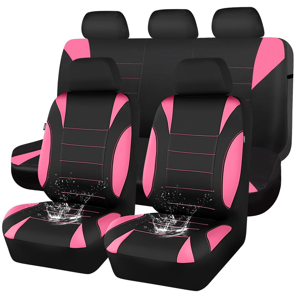 CAR PASS waterproof front-seat covers protect against spills and stains.