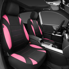 CAR PASS full-set rear-seat covers shield upholstery during family trips.