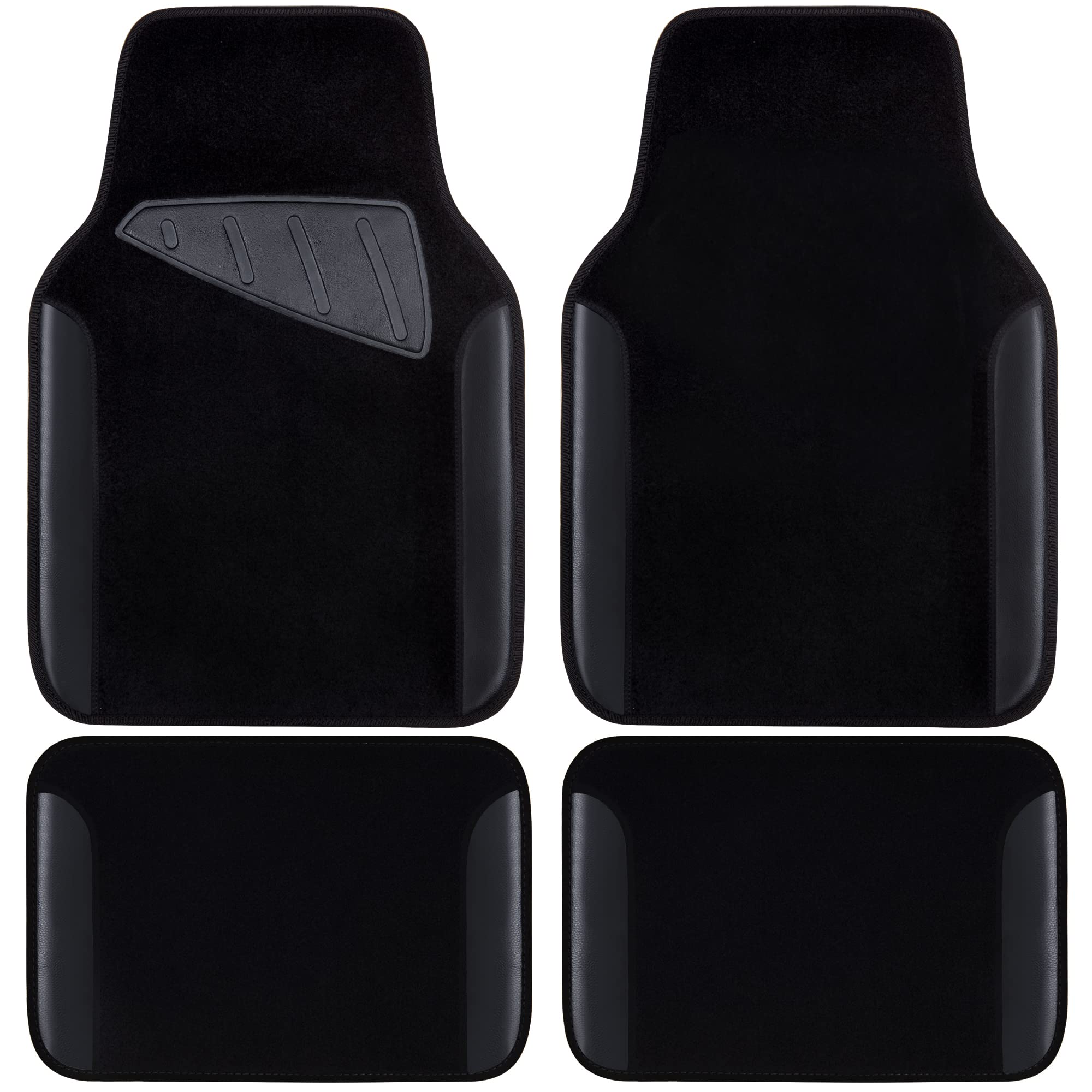 CAR PASS waterproof universal front mats with anti-slip protection
