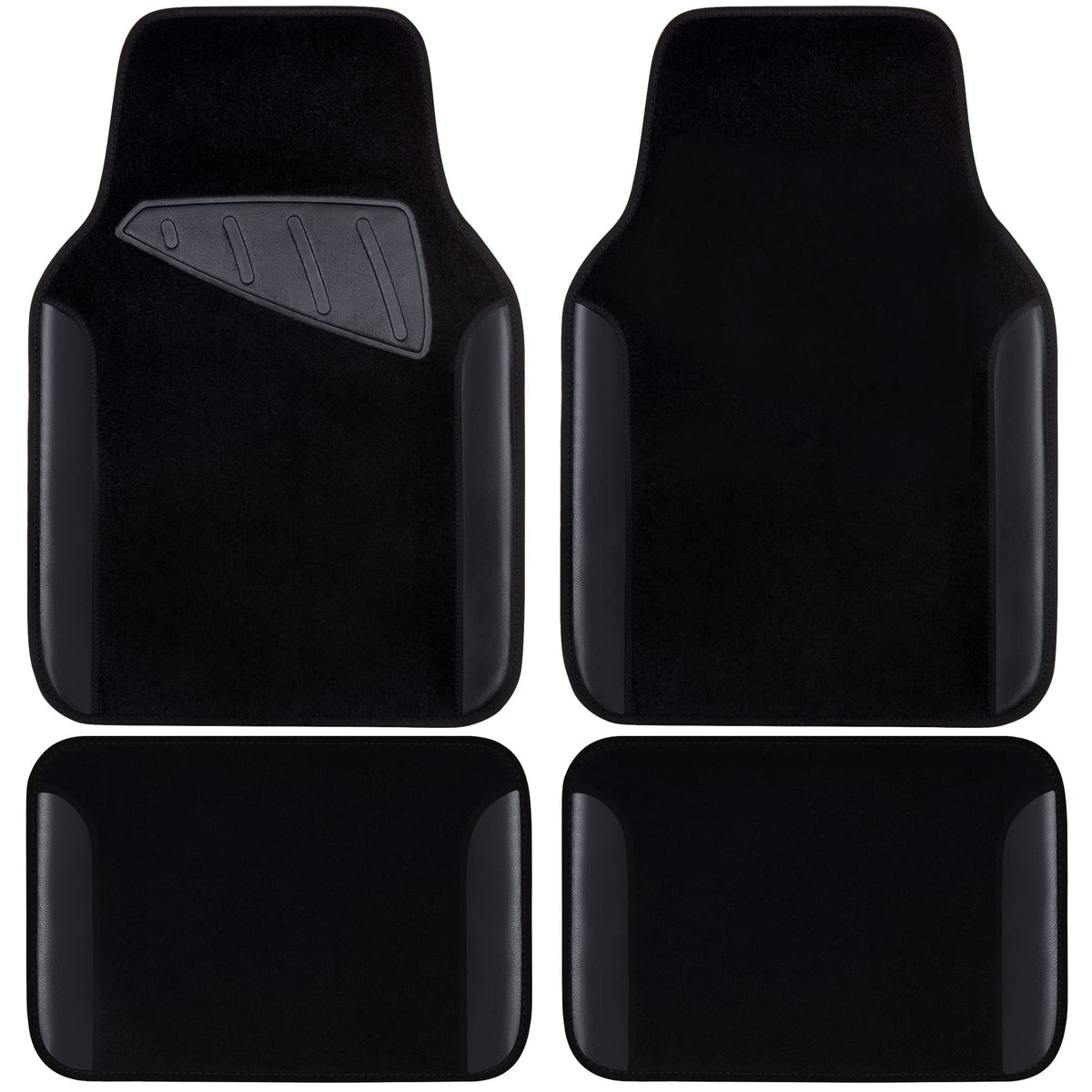 CAR PASS waterproof universal front mats with anti-slip protection