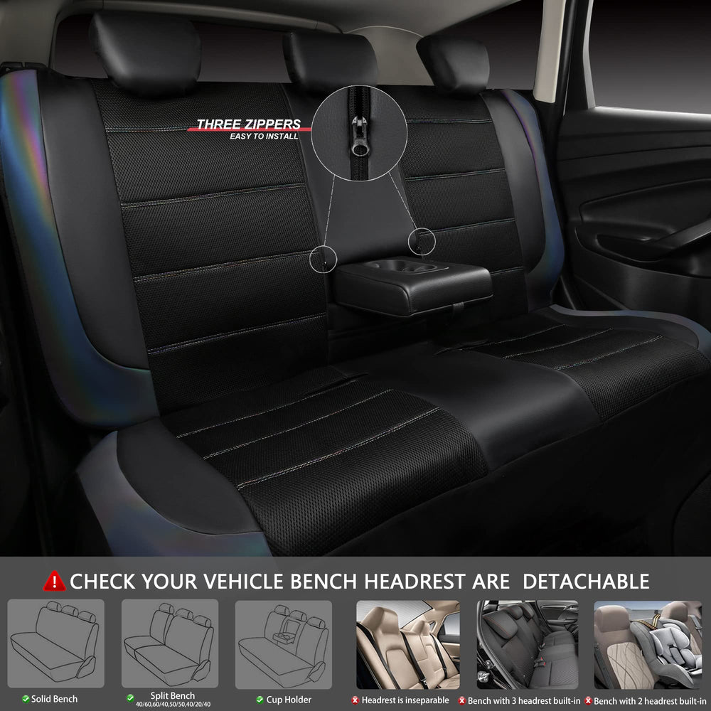 CAR PASS wrinkle-resistant fabric closeup preserves a neat look.
