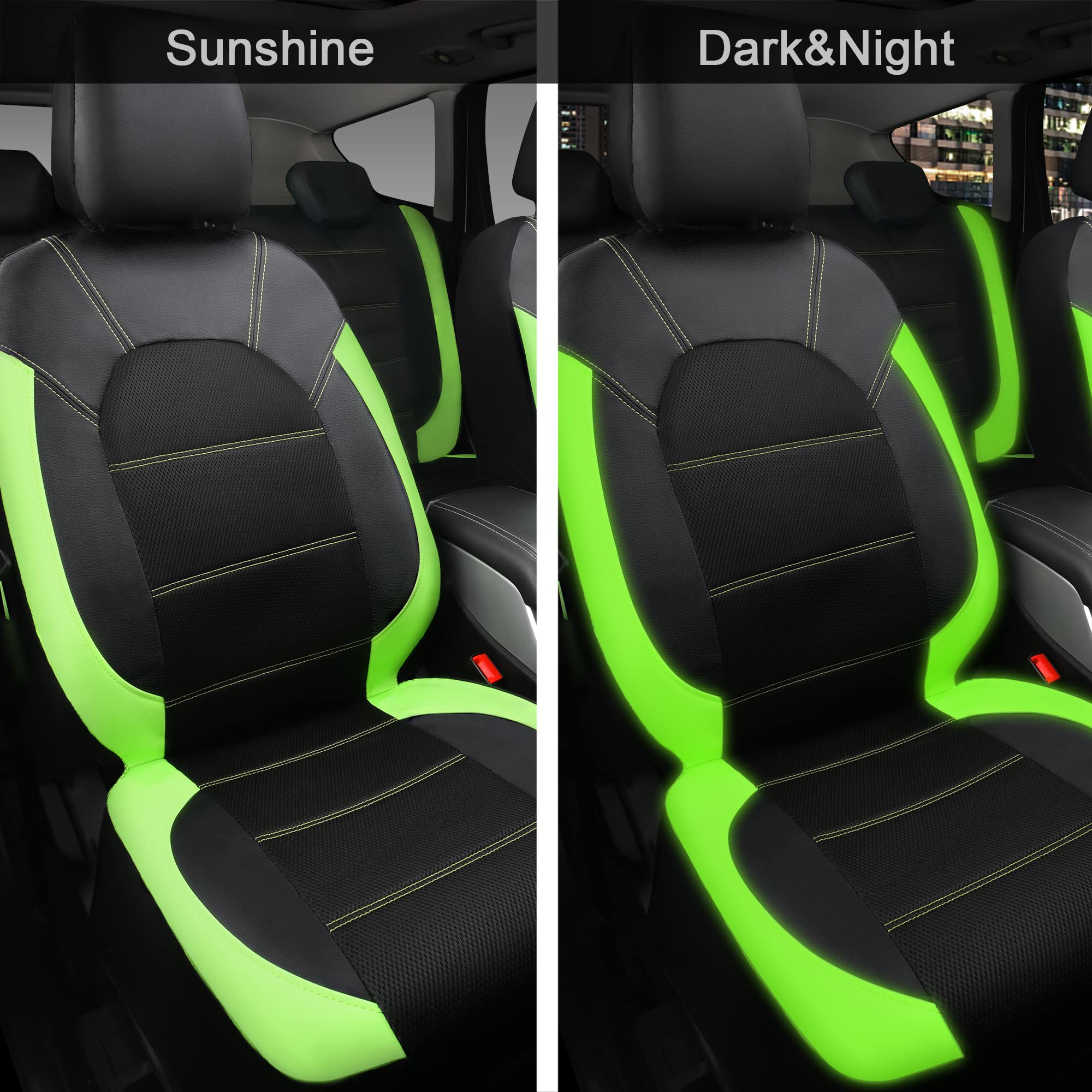 CAR PASS wrinkle-resistant polyester seat cover stays neat through daily use.