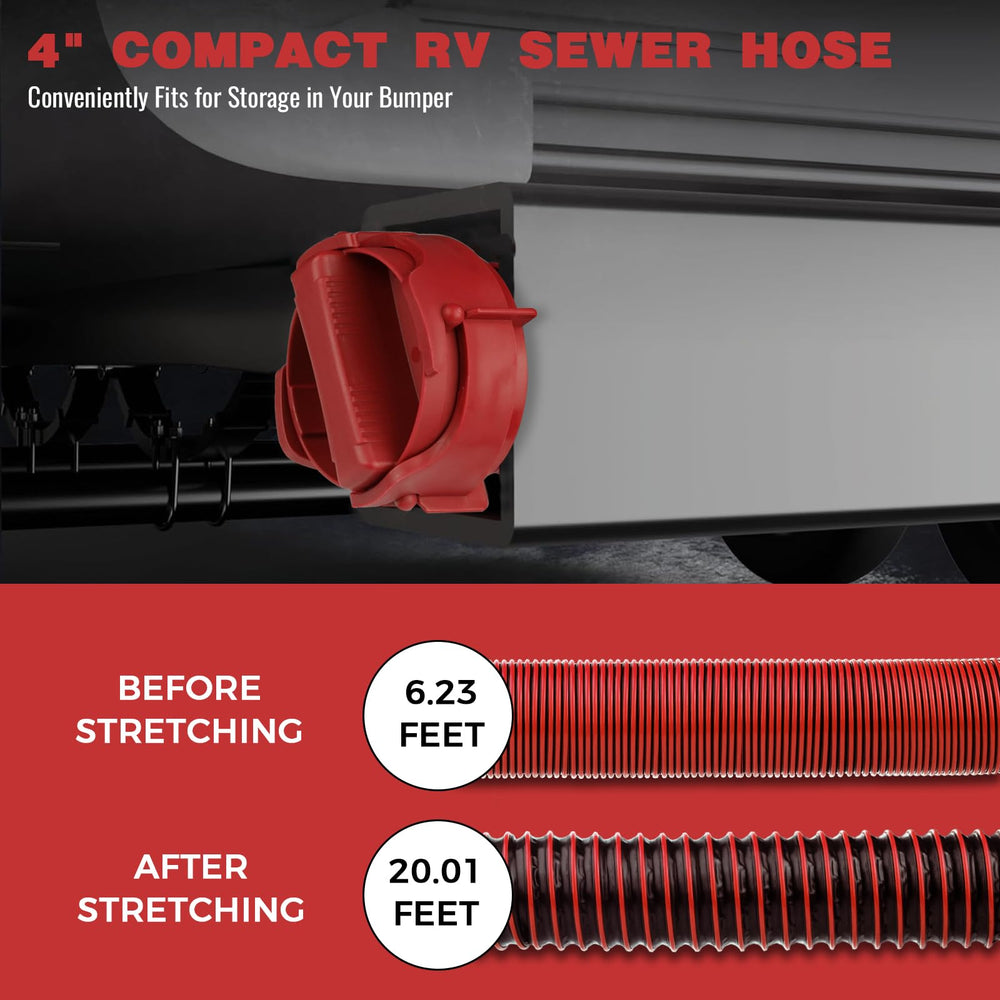 Caravista 4-in-1 adapter for broad waste pipe compatibility