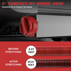 Caravista 4-in-1 adapter for broad waste pipe compatibility