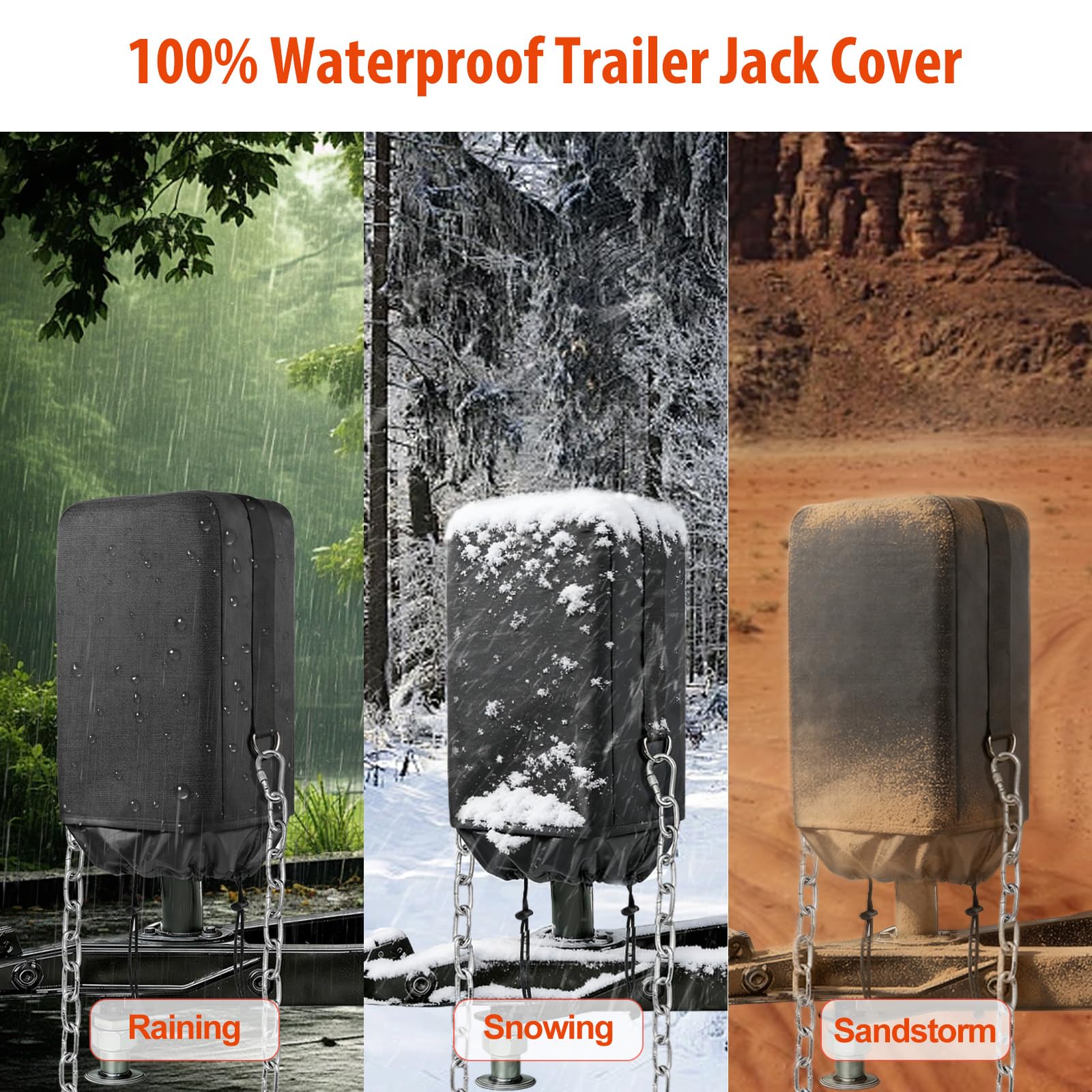 Caravista reflective strips increase trailer visibility at dusk for safety.