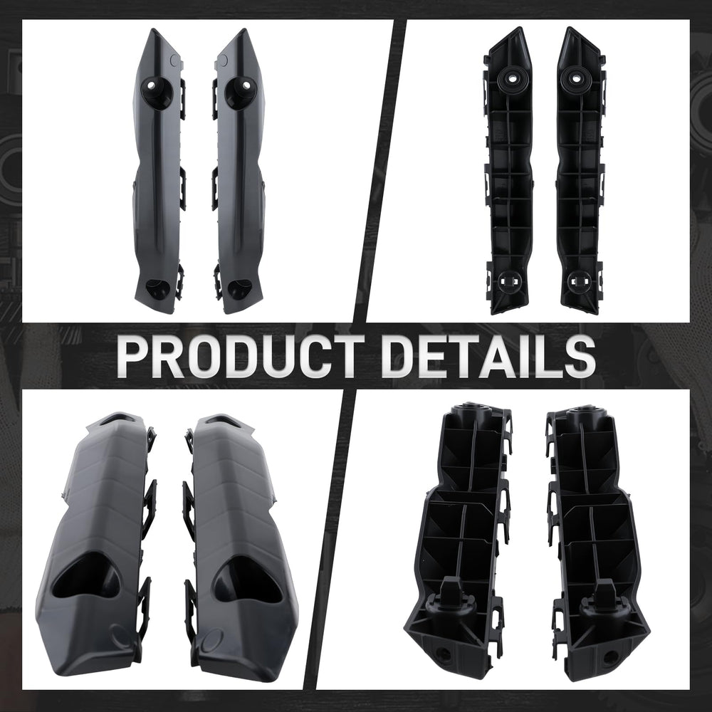 CARBBIA 52535-06190 bumper bracket package image demonstrates complete replacement set