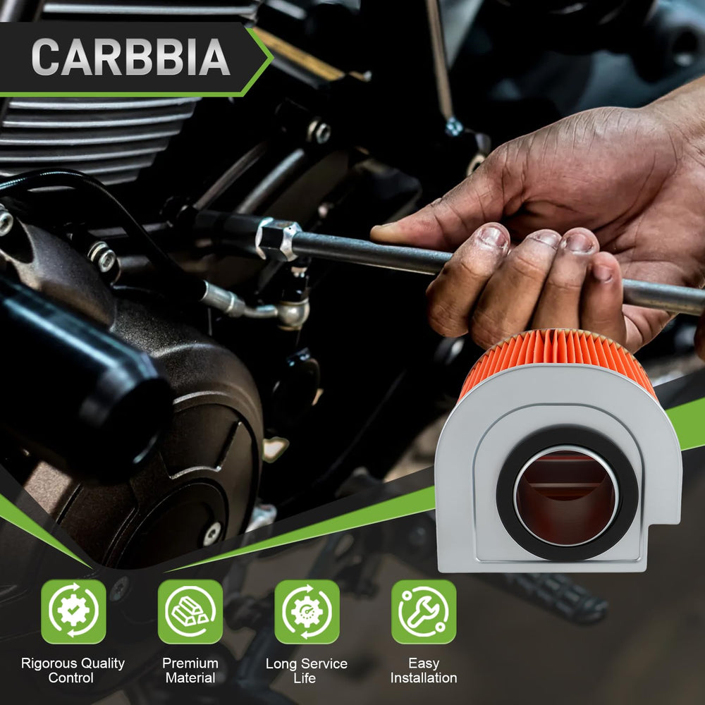 Carbbia filter element detail emphasizing media construction