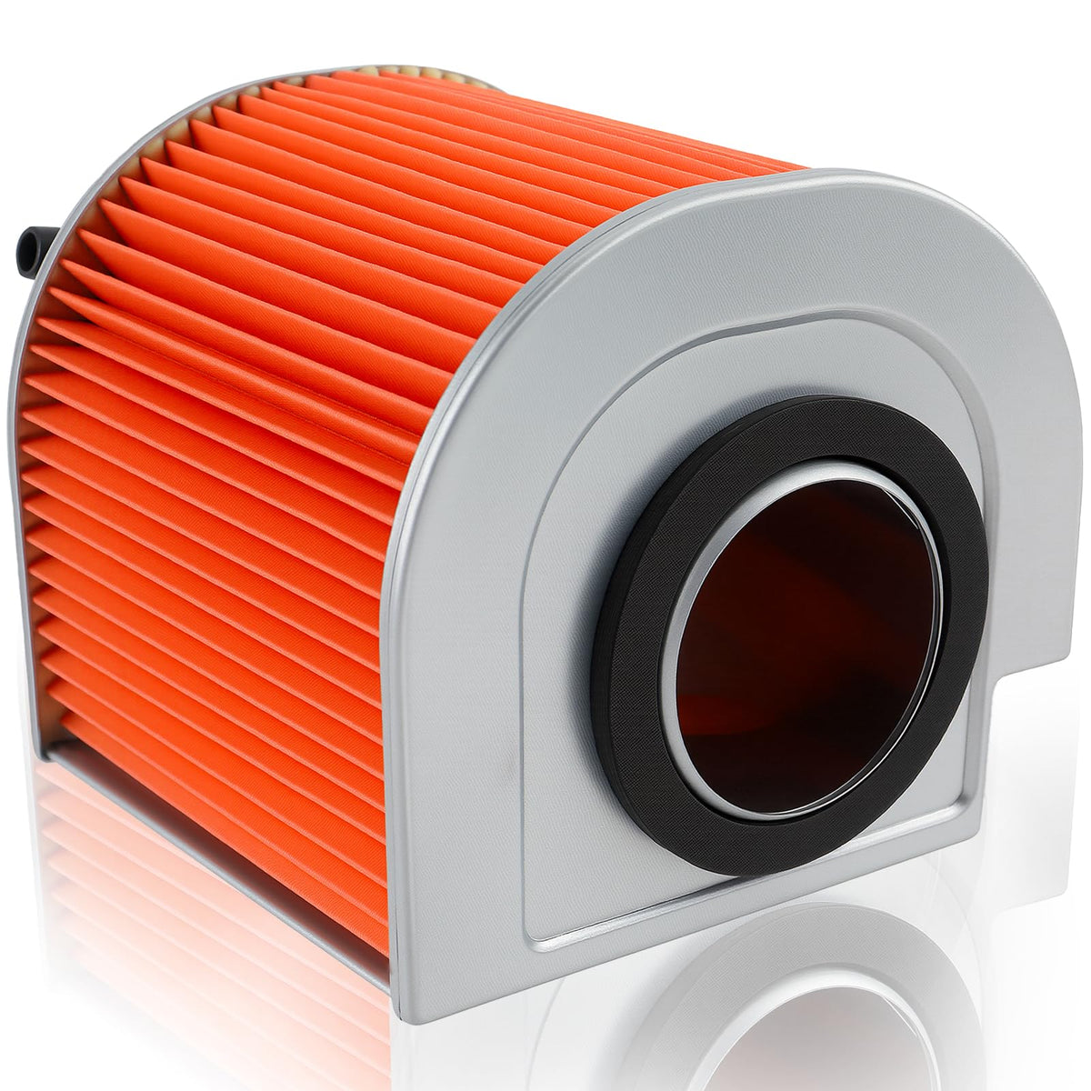 Carbbia air filter front view shows precise fit and seal