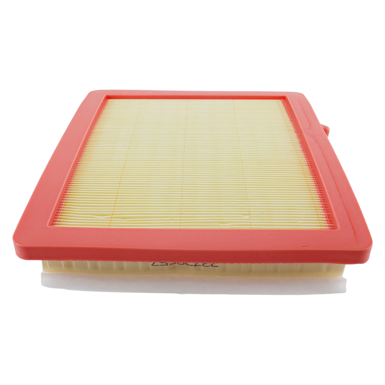 CARBBIA cabin filter close-up emphasizing improved dust filtration