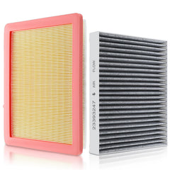 CARBBIA engine air filter close-up showing dense filtration media for engine protection