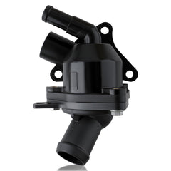 CARBBIA engine coolant thermostat housing close-up showing durable mounting.