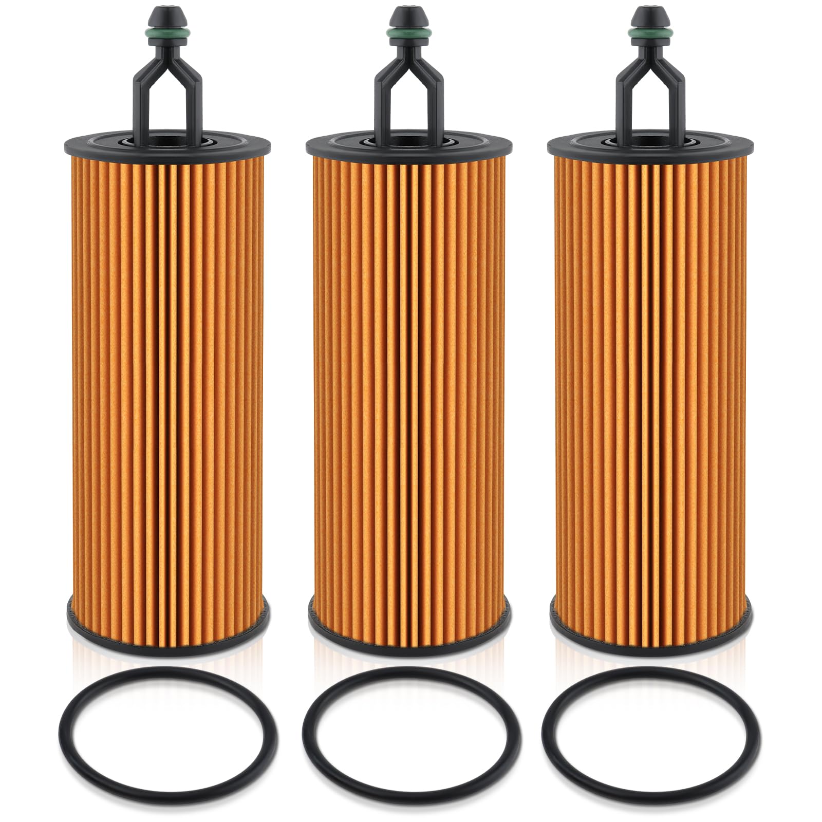 CARBBIA engine oil filter 68191349aa side view for reliable filtration.