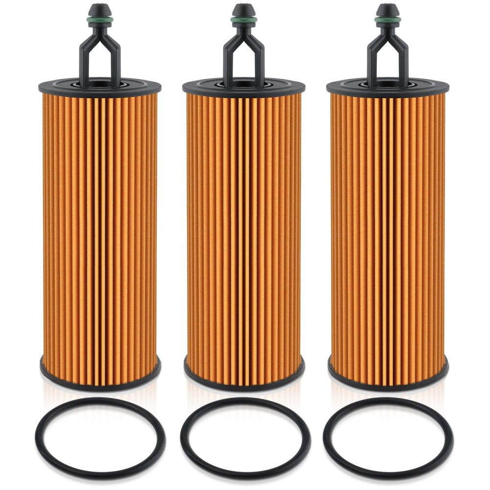 CARBBIA engine oil filter 68191349aa side view for reliable filtration.