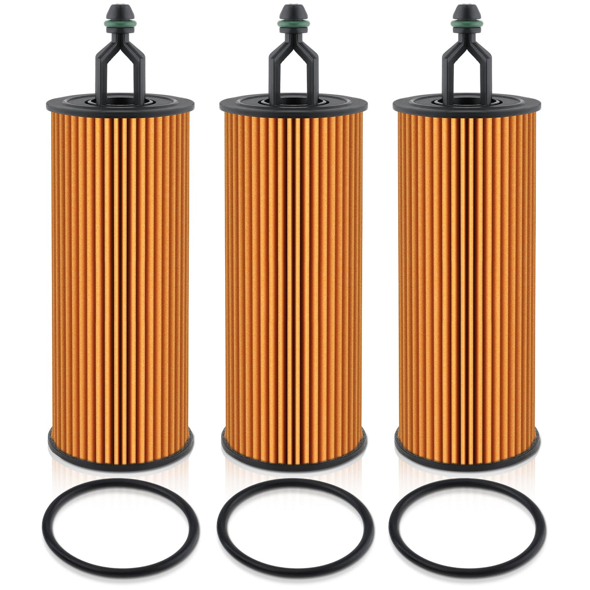 CARBBIA engine oil filter 68191349aa side view for reliable filtration.