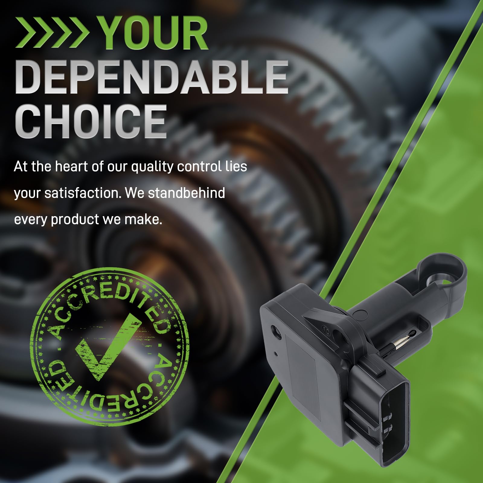 CARBBIA MAF sensor label detail confirms compatible part numbers