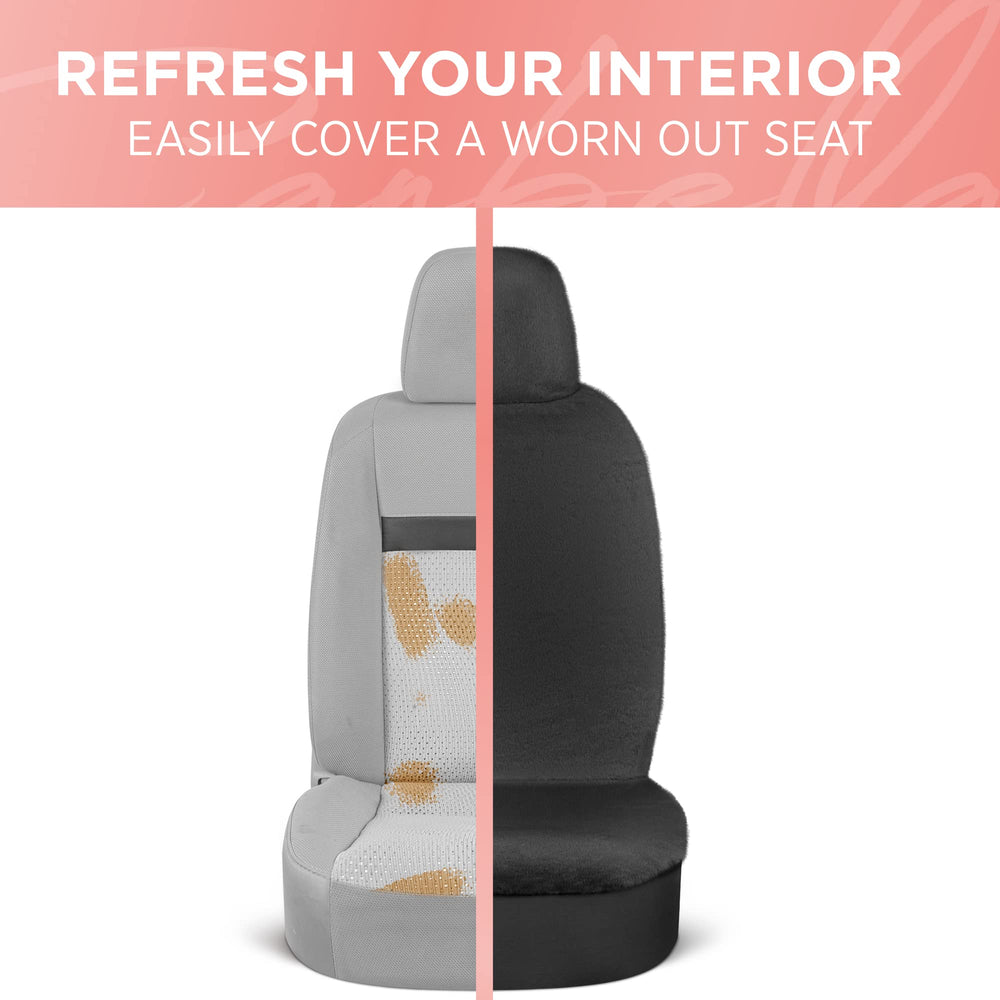 Carbella 2-pack front-seat covers protect and refresh your car interior.