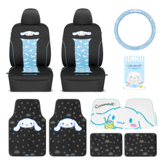 Carbella Cinnamoroll seat covers front protect upholstery with a playful blue design
