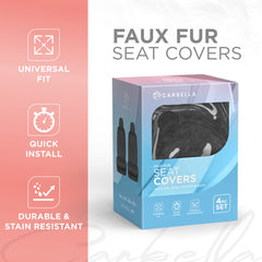 Carbella faux fur interior detail highlights soft texture for daily driving.
