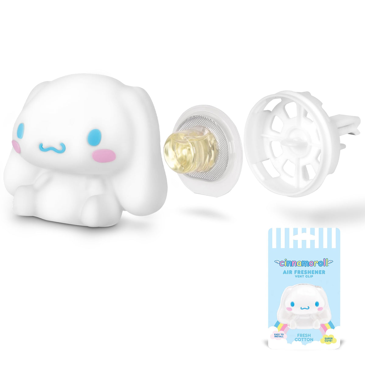 Carbella Hello Kitty air freshener clip for a fresh cabin and cute style