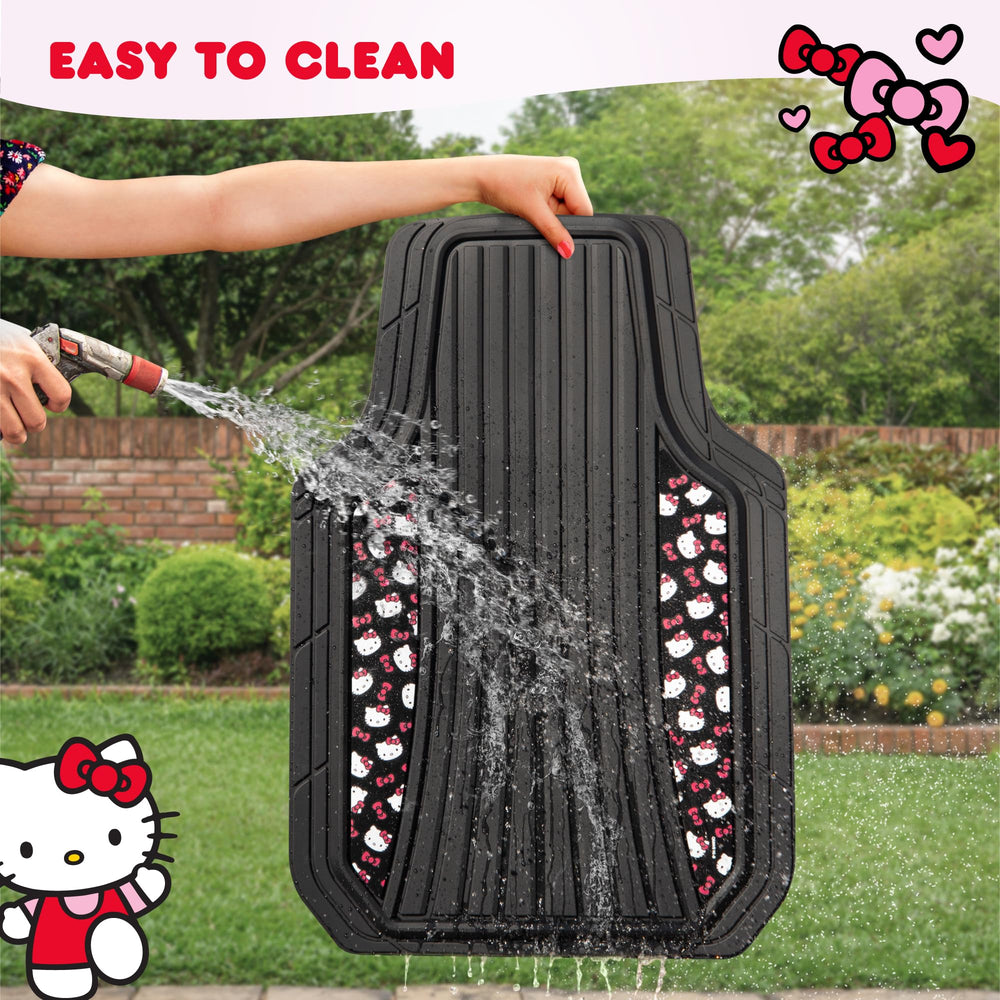 Carbella Hello Kitty trim-to-fit design adapts to most vehicles