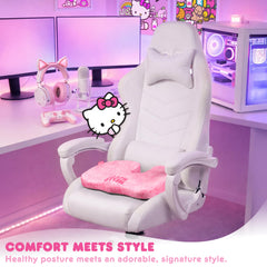 Carbella Hello Kitty cushion with removable cover stays clean and fresh.
