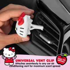 Carbella Hello Kitty dashboard ornament adds cute decor without clutter, compatible with most cars.