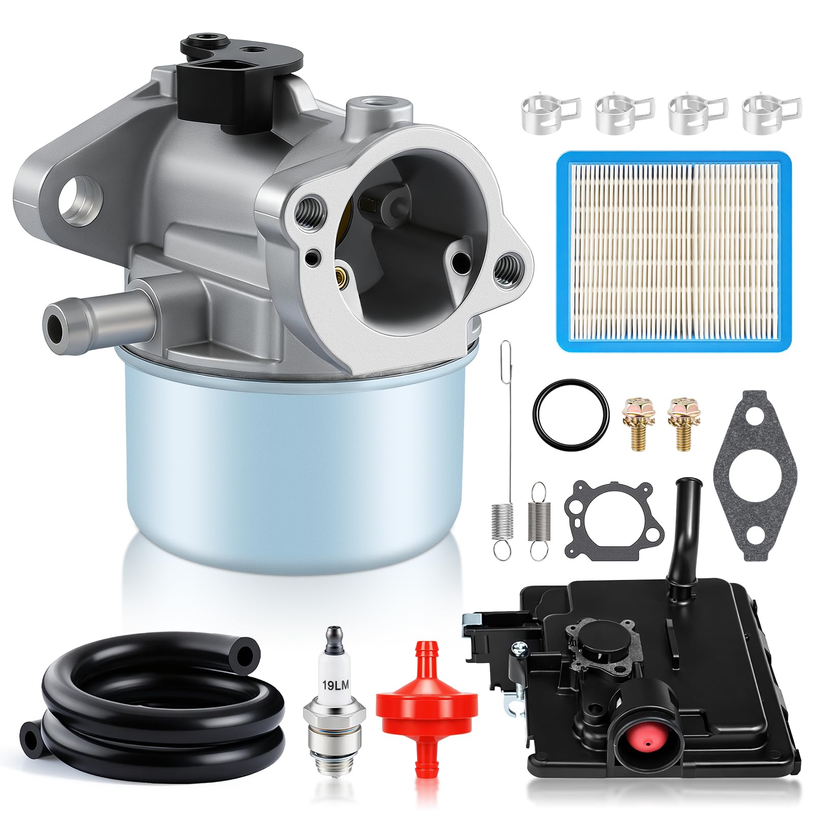 Carbhub 799868 carburetor close-up with gasket for quick engine replacement