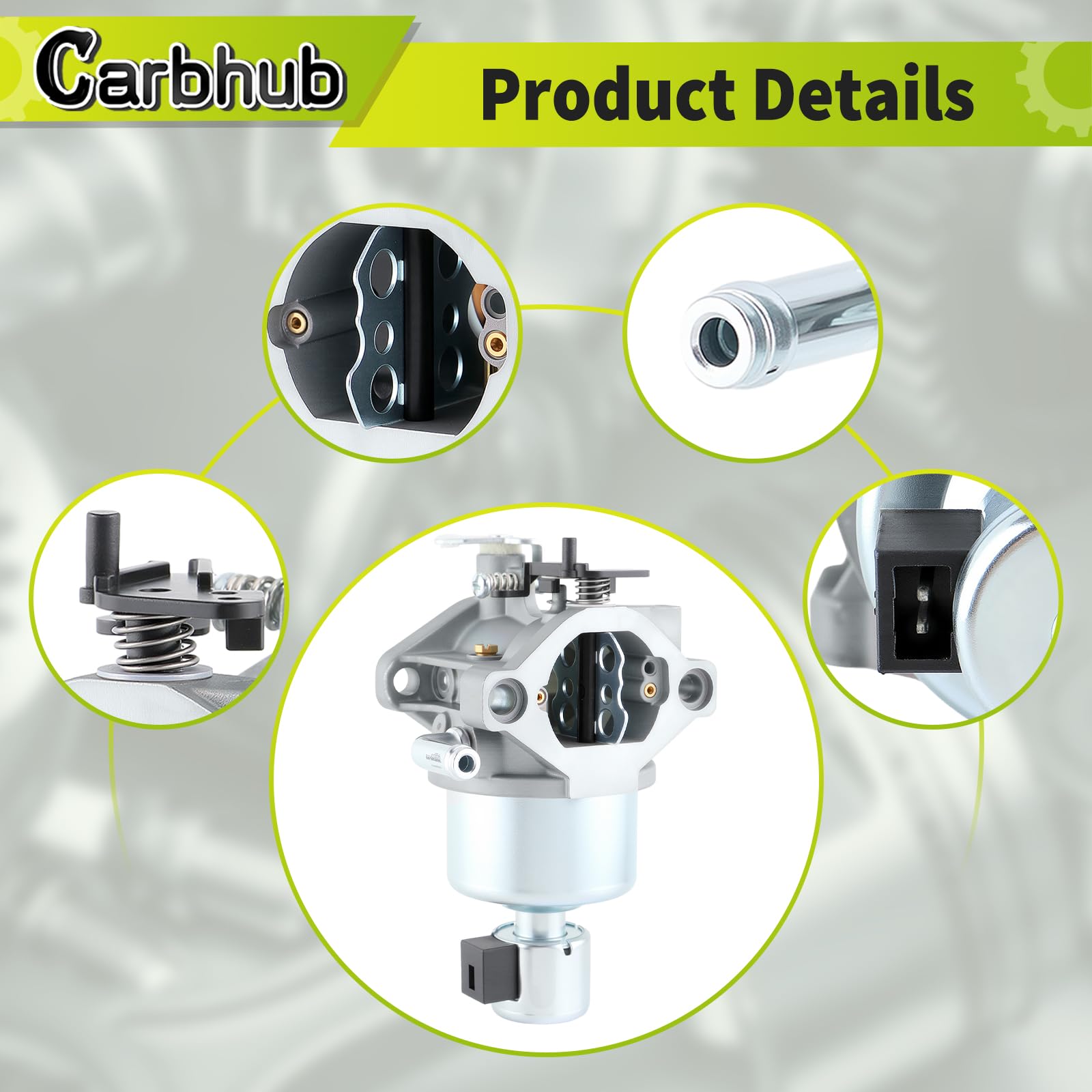 Carbhub carburetor fuel filter detail emphasizes filtration and fuel-line compatibility
