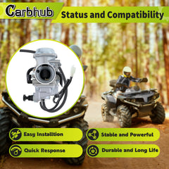 Carbhub carburetor side view showcases durable build and precise fit for Foreman